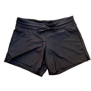 Women’s Boy Shorts Swim or Play, Black Size: M w UVA/UVB 50 Protection, NWT